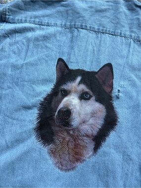 Vintage Dog Denim Jacket